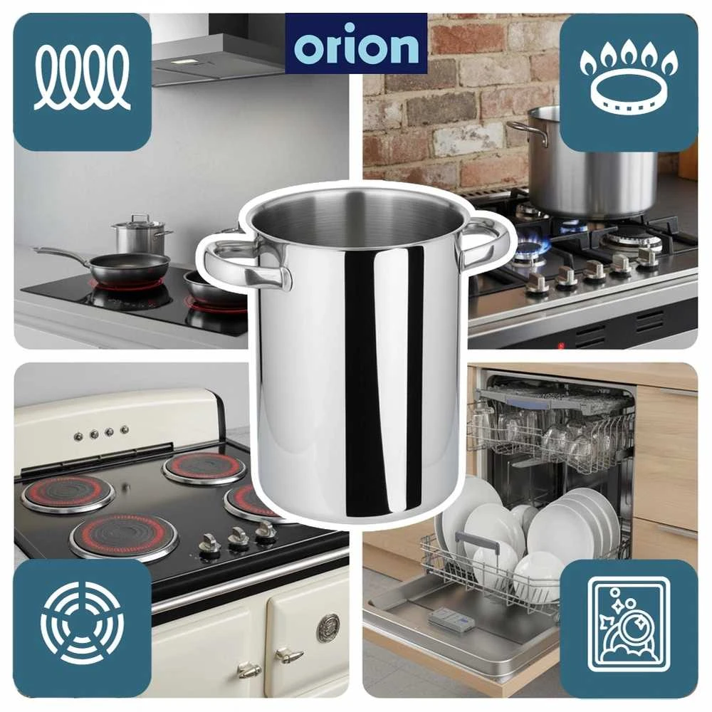 Orion Šparagų puodas 14 cm, 3,2 l, nerūdijantis plienas