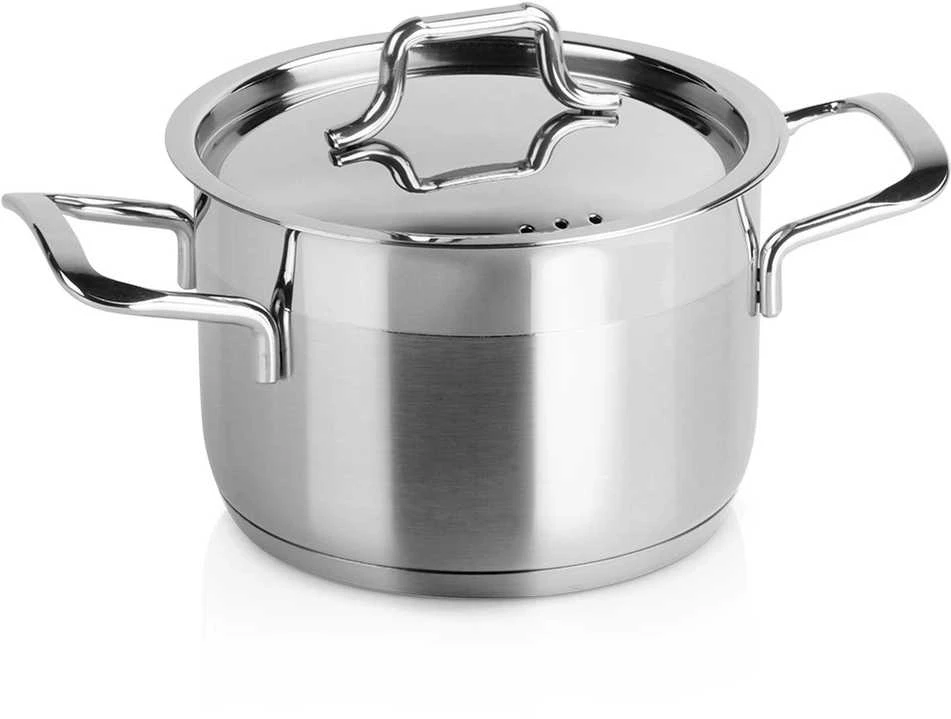 Orion plieno puodas ANETT 14 cm, 1,5 l su dangčiu