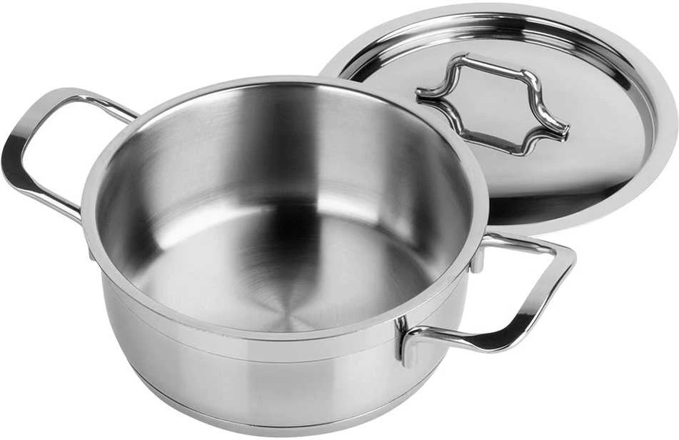 Orion plieno puodas ANETT 16 cm, 1,2 l su dangčiu