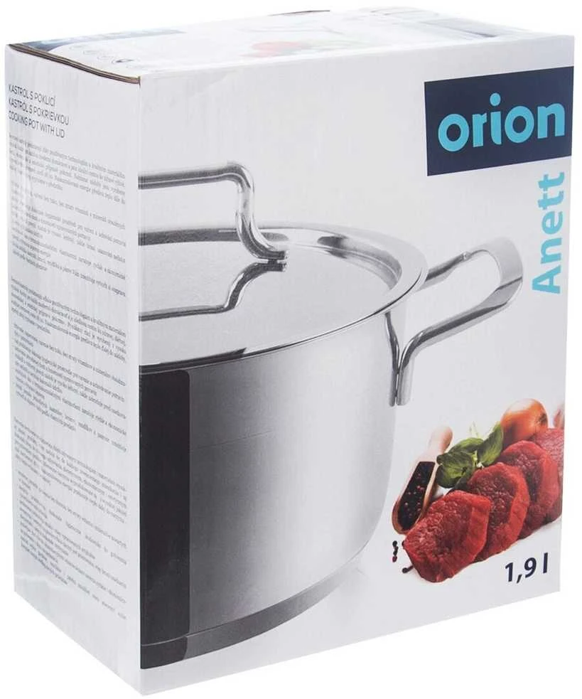 Orion plieno puodas ANETT 16 cm, 1,9 l su dangčiu