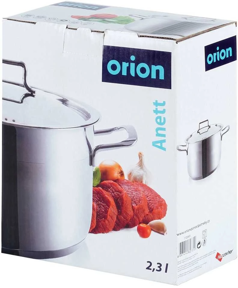Orion Puodas plienas ANETT 18 cm, 2,3 l su dangčiu