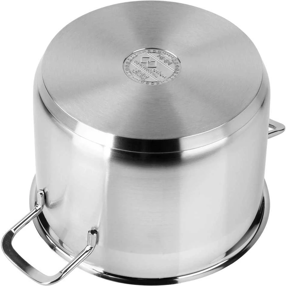 Orion Plieninis puodas ANETT 20 cm, 4,6 l, su dangčiu