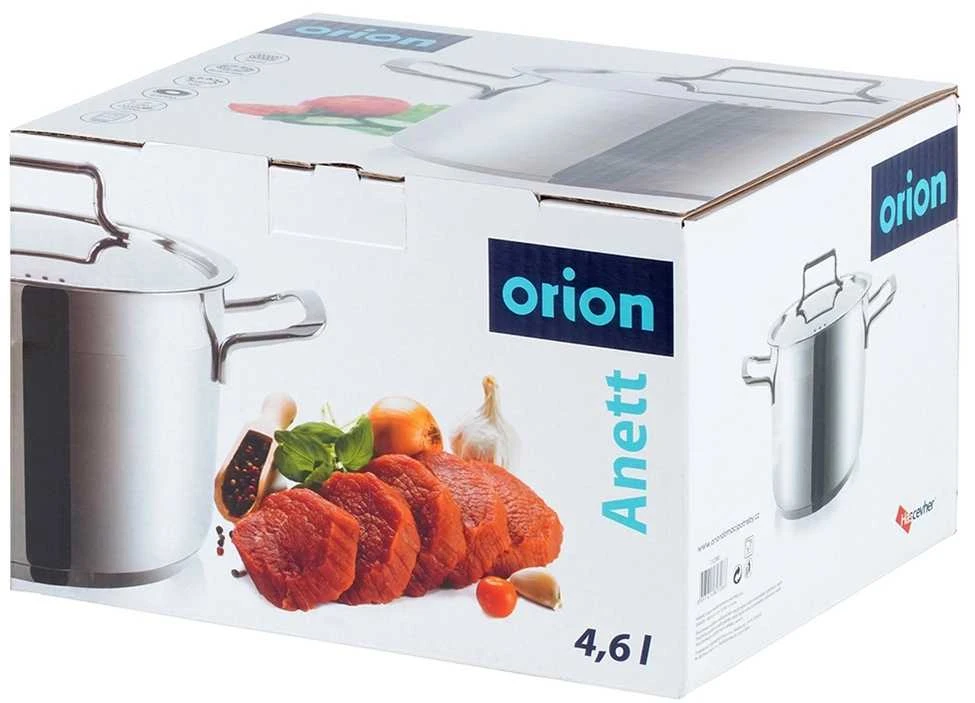 Orion Plieninis puodas ANETT 20 cm, 4,6 l, su dangčiu