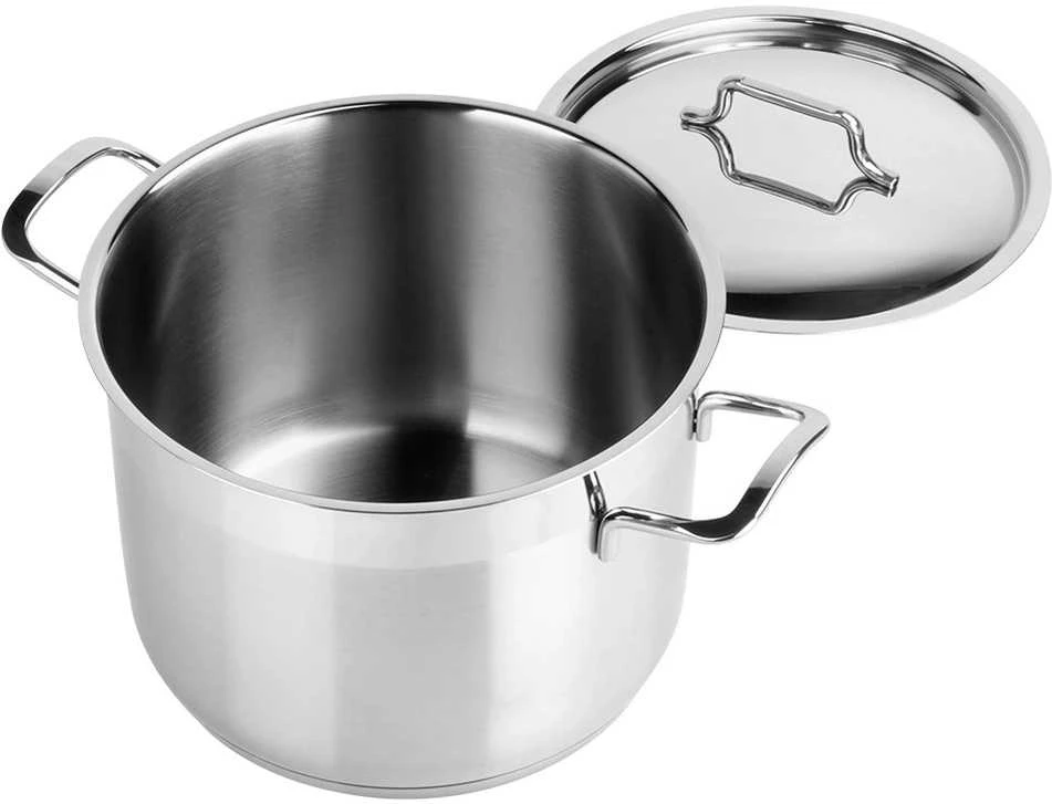 Orion Plieninis puodas ANETT 20 cm, 4,6 l, su dangčiu