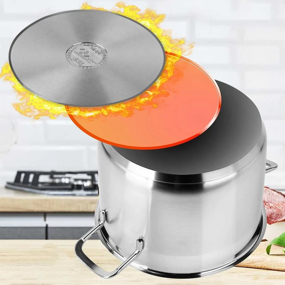 Orion Plieninis puodas ANETT 20 cm, 4,6 l, su dangčiu