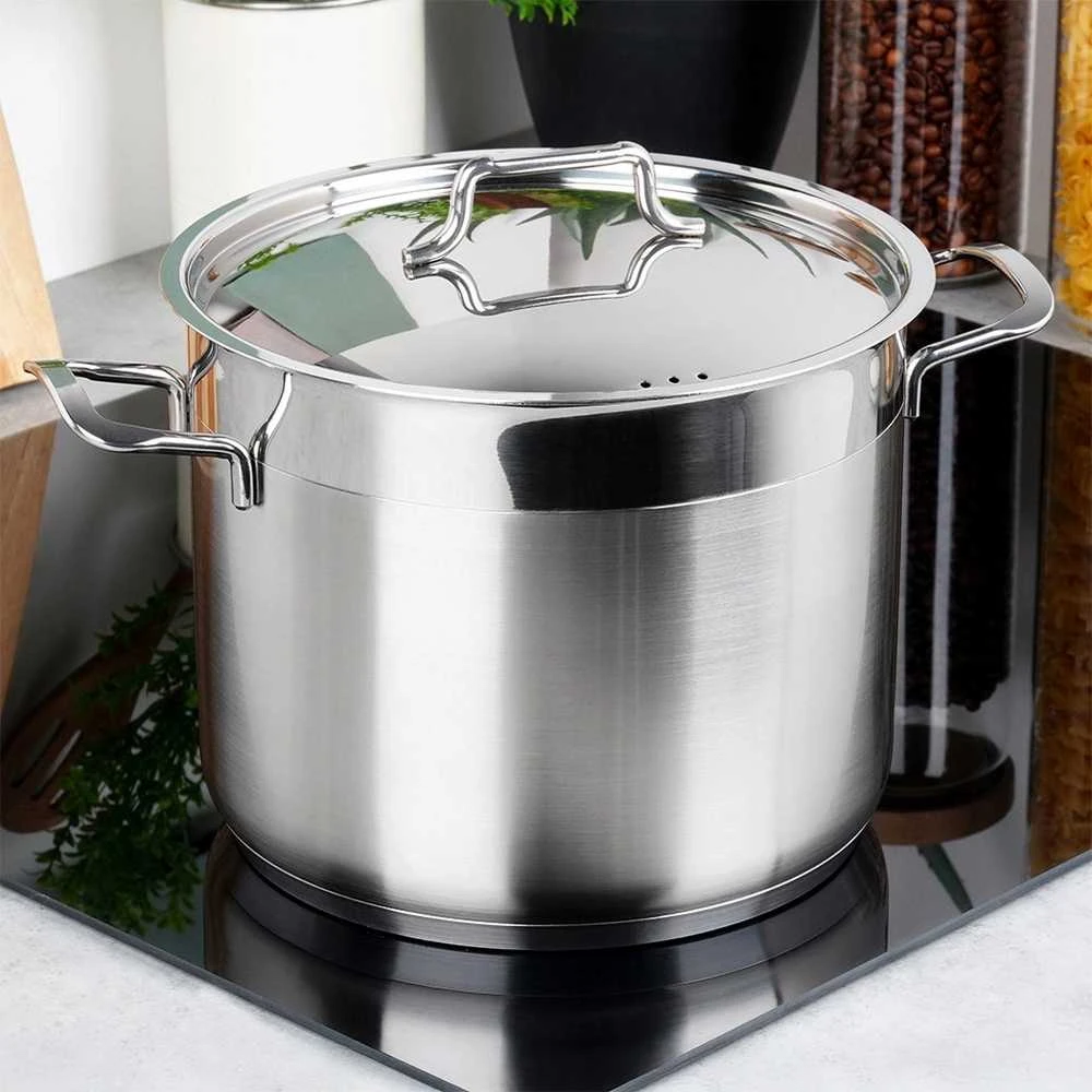 Orion plieno puodas ANETT 22 cm, 6,5 l su dangčiu