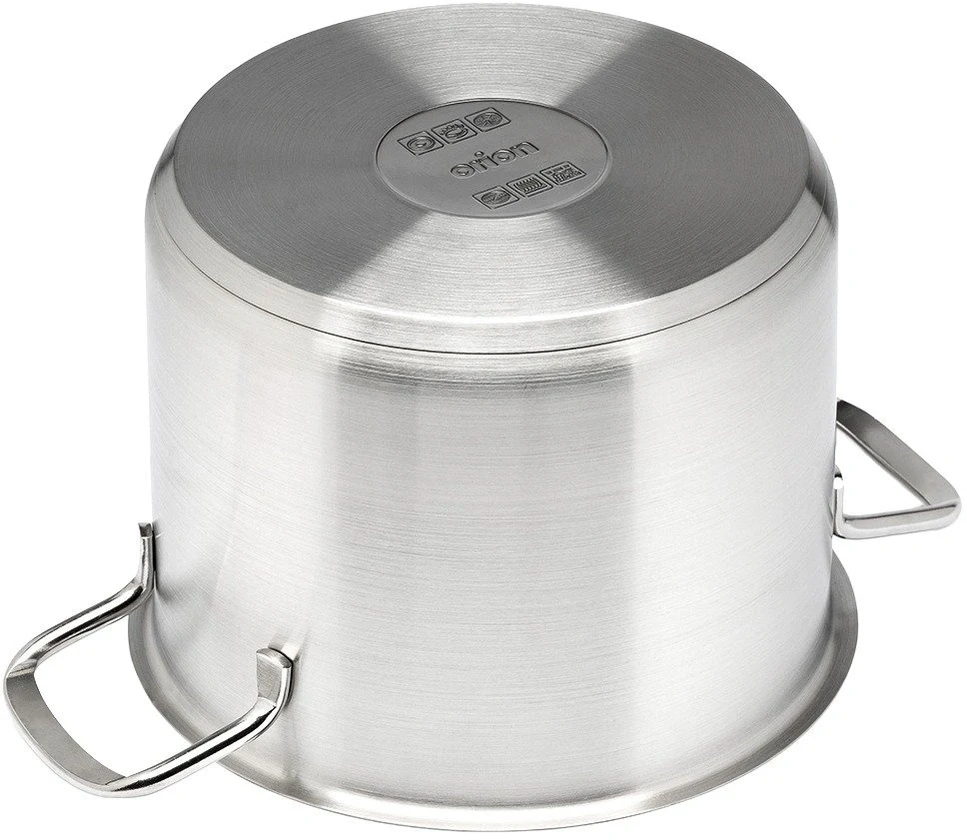 Puodas su stikliniu dangčiu, 3,6 l, sidabrinis, Ø 18 cm