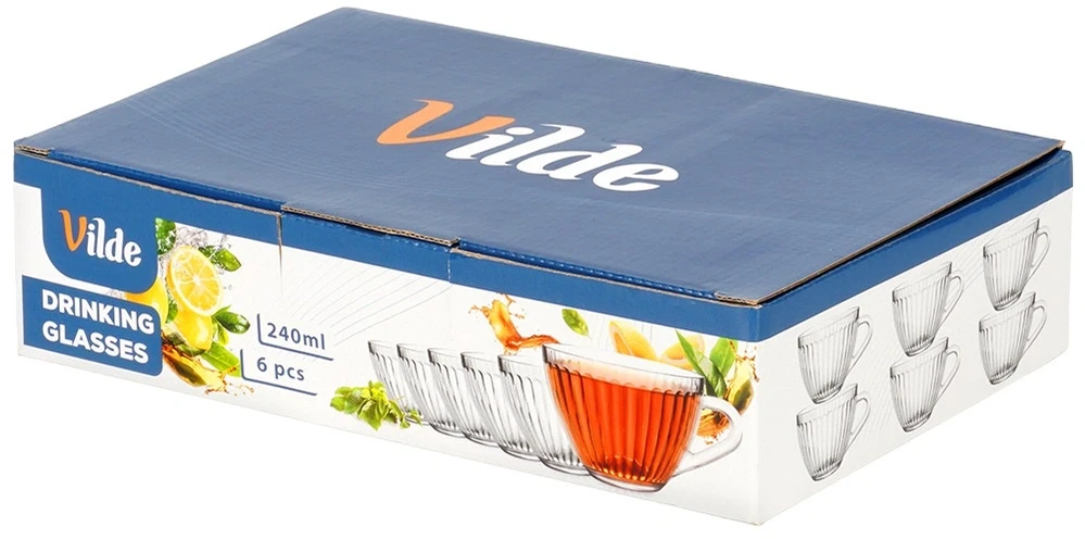 Puodeliai 240 ml 6 vnt.