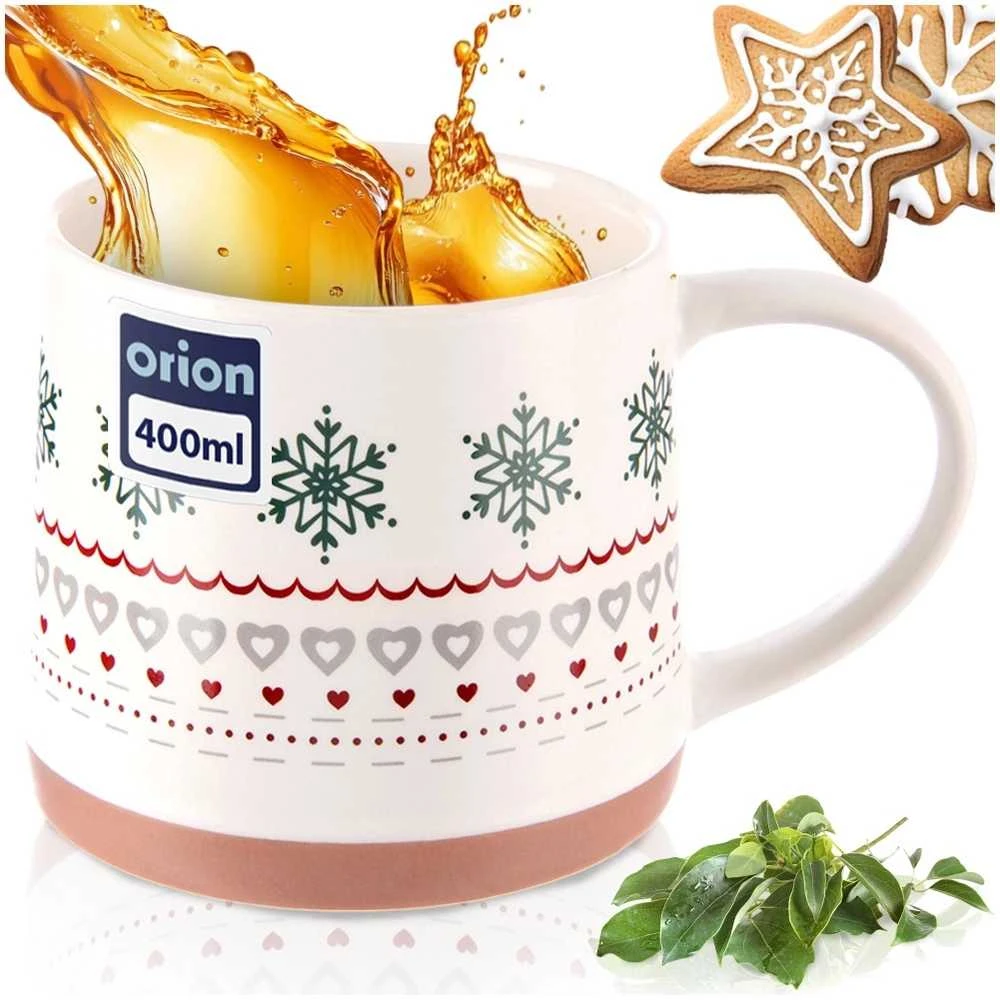 Florina Orion Kavos Puodelis 380 ml - Žieminis Dizainas