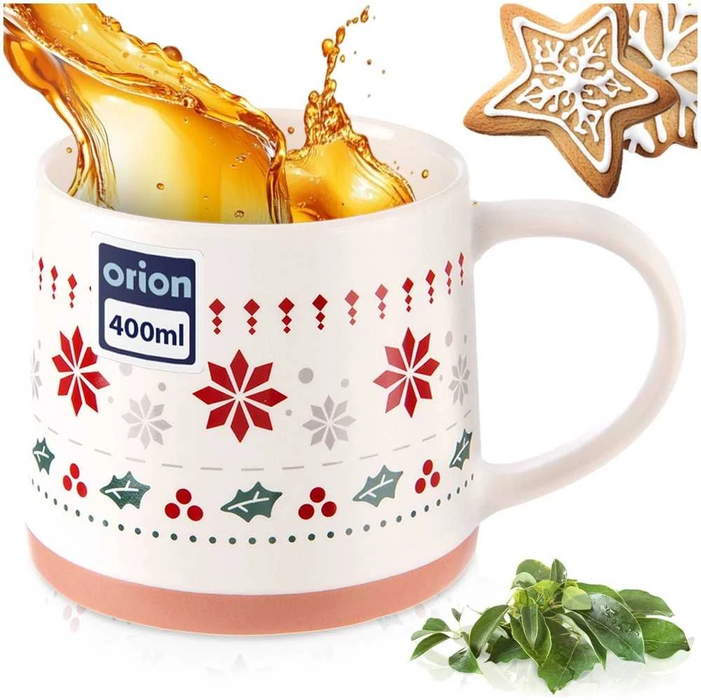 DUO Orion Keramikinė Puodelis 380 ml Kavai, Arbatai, Puošnus Dizainas