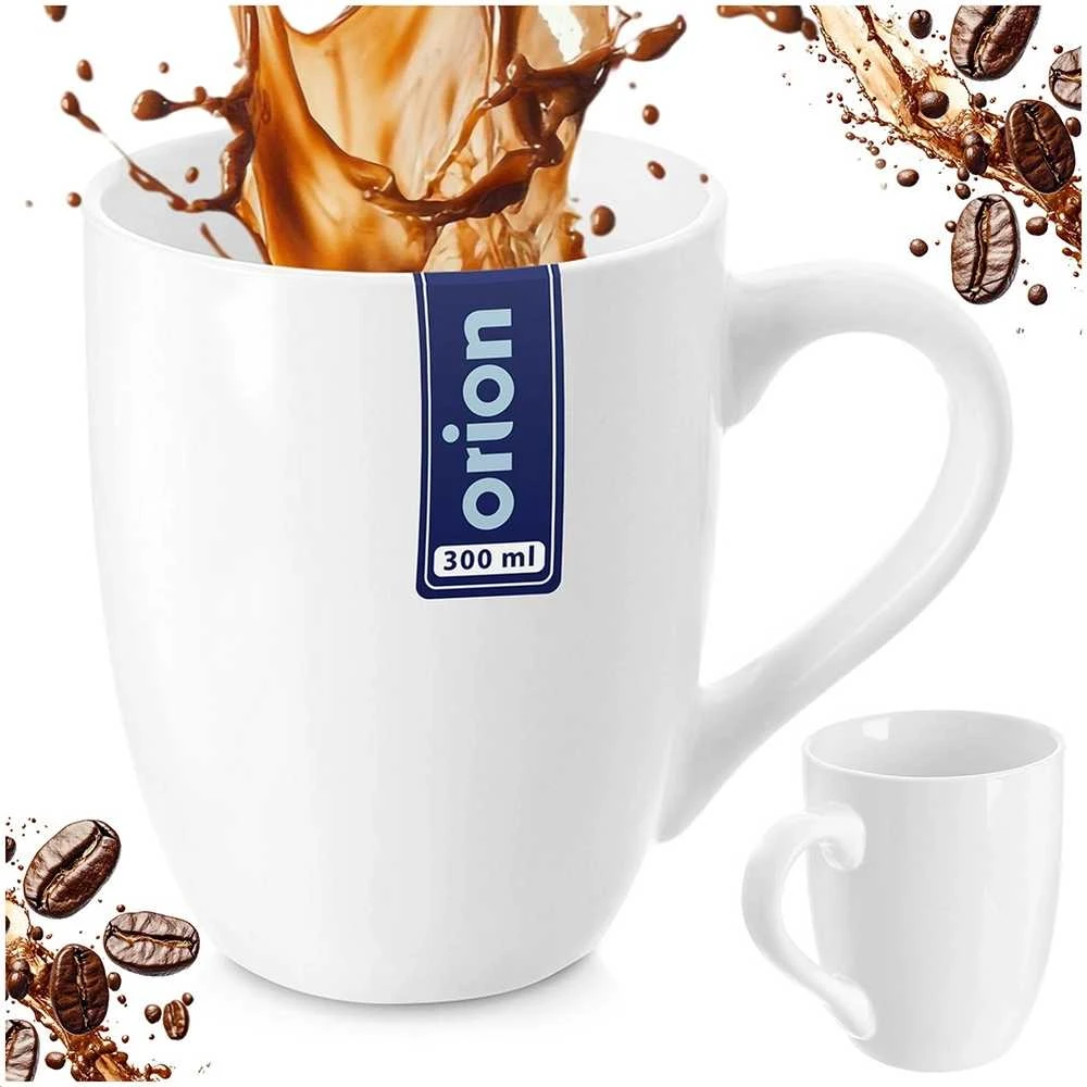 Orion Kavos puodelis MONA 300 ml - Porcelianas - Balta