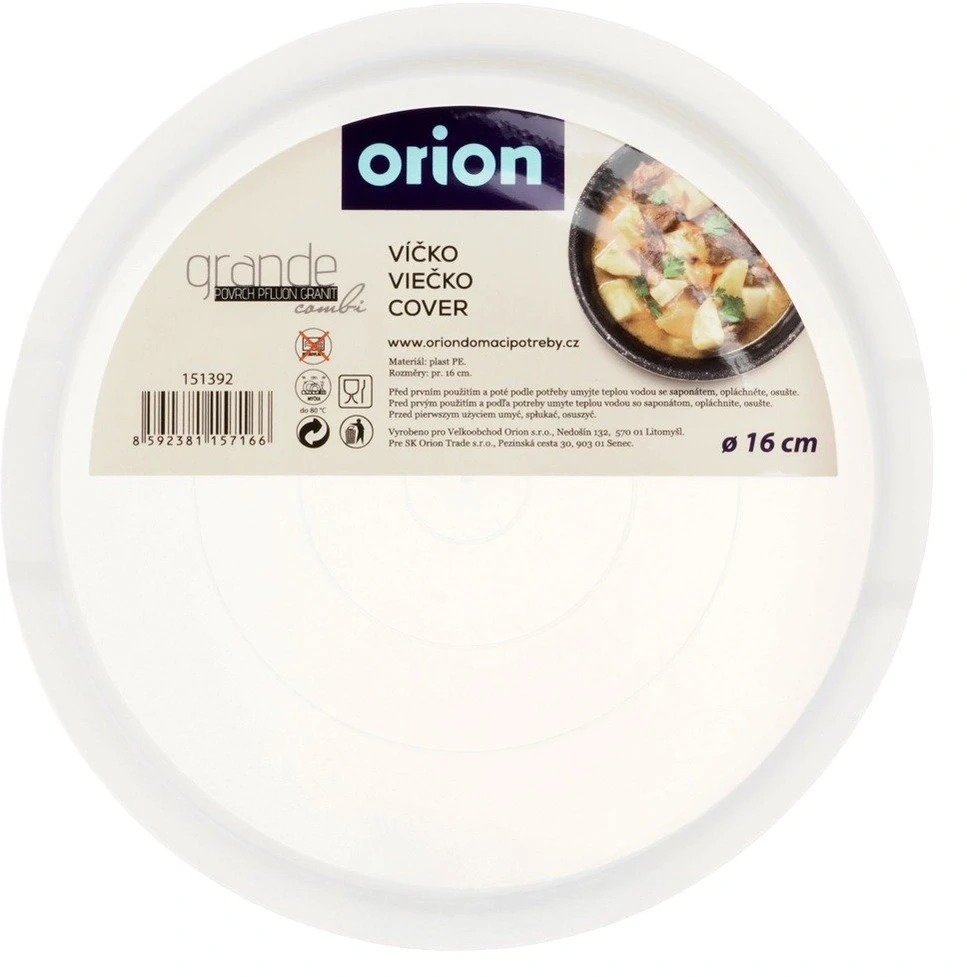 Orion Puodo dangtis GRANDE 16 cm