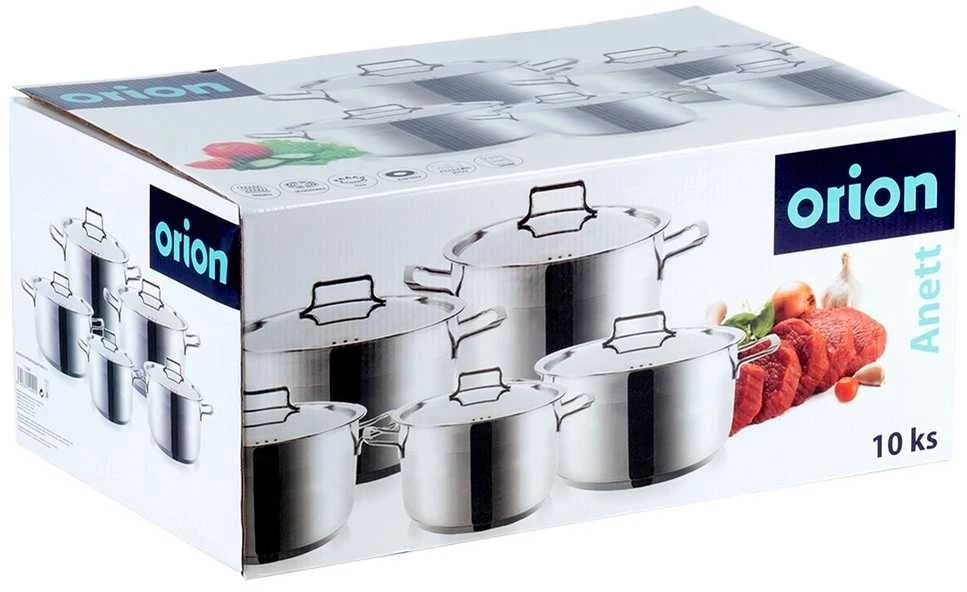 Orion Puodų rinkinys plieno 10 vnt.