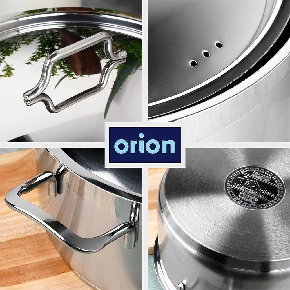 Orion Puodų rinkinys plieno 10 vnt.