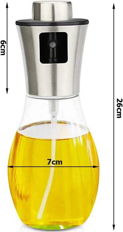 Purškiklis aliejui, 200 ml, sidabrinis