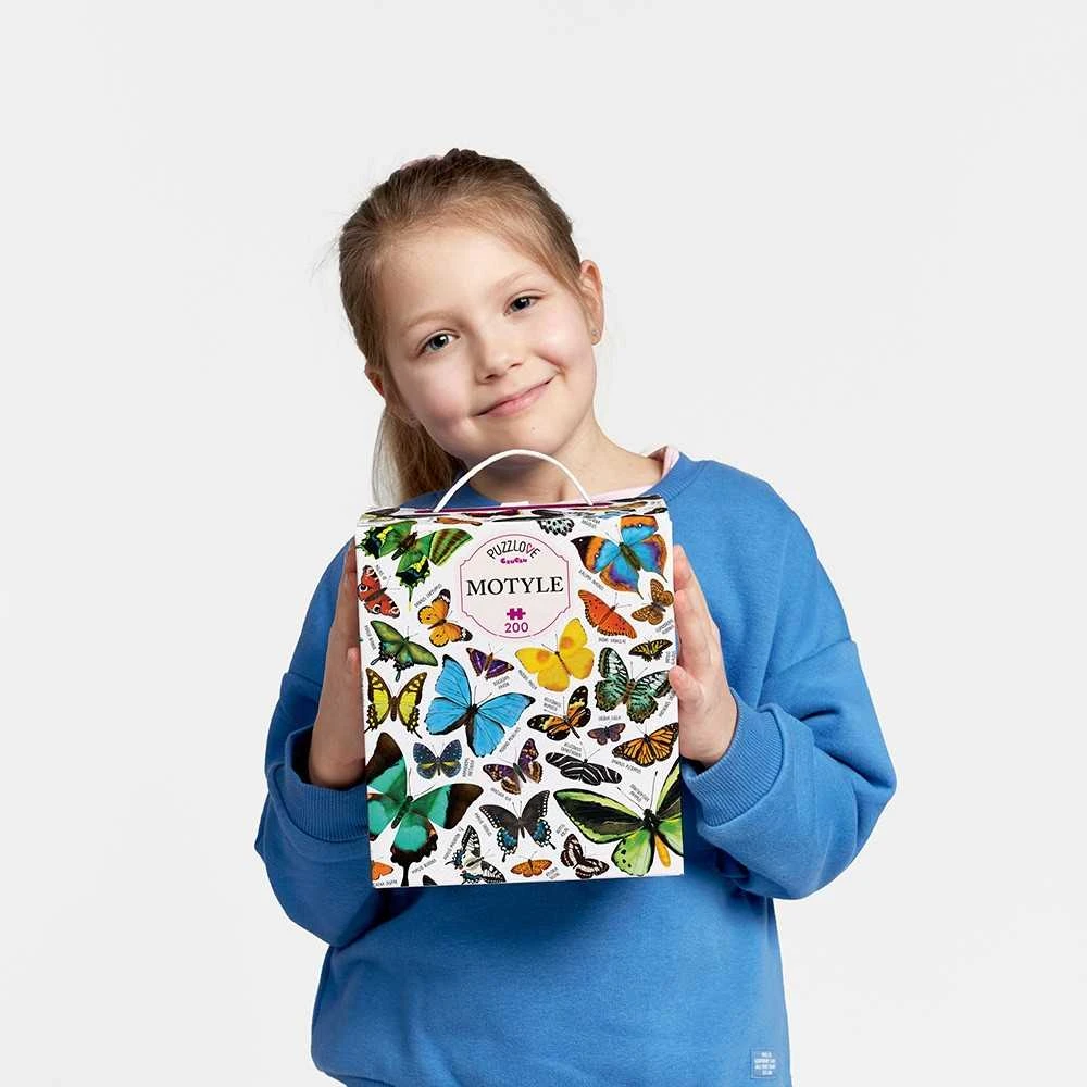 Czuczu Puzzlove 200 dalių dėlionė su drugeliais