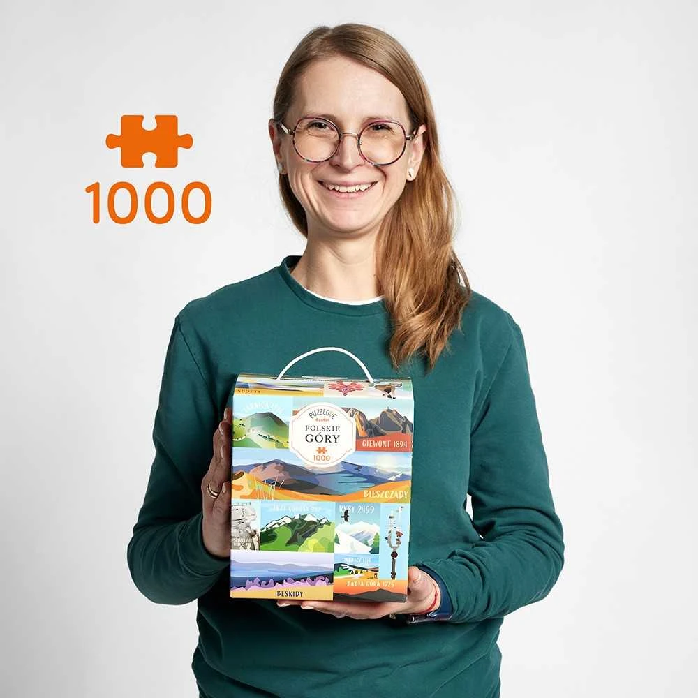 Czuczu Puzzlove lenktinės dėlionės „Lenkijos kalnai“ – 1000 dalių