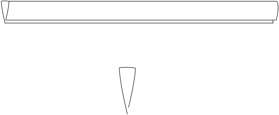 Springos PVC dangos profilis 100 cm