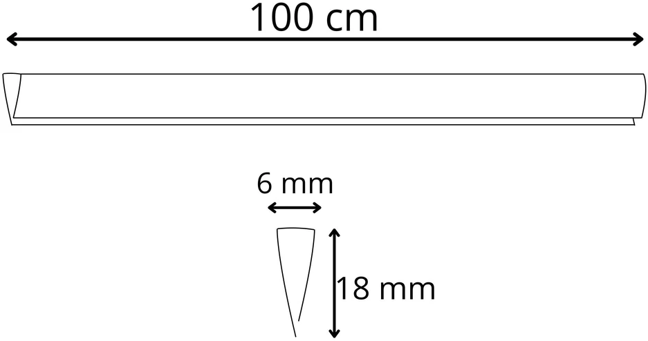 Springos PVC dangos profilis 100 cm
