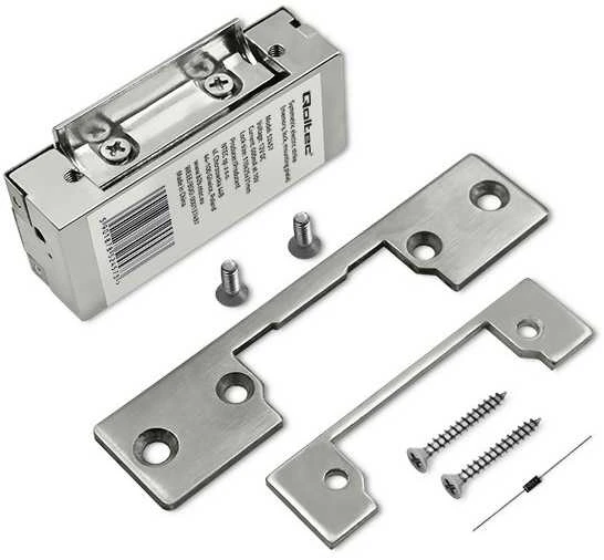 QOLTEC 52457 Elektrinis streikas su užraktu ir atmintimi 600mA 12V