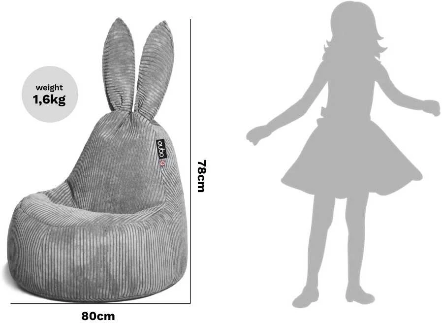 Qubo™ Baby Rabbit Onyx FRESH FIT