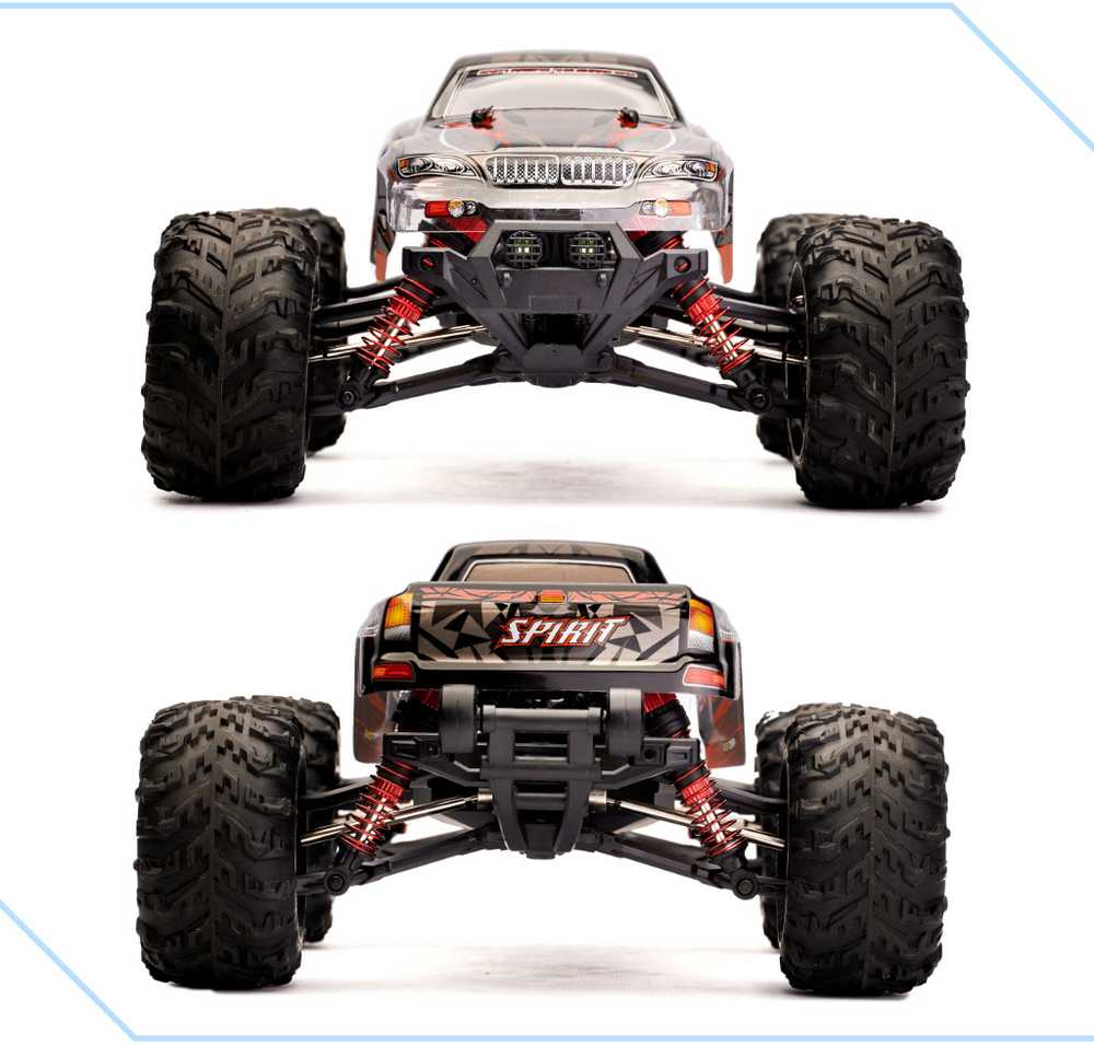 Ikonka RC automobilis Q901 bešepetėlinis 1:16 2.4G 4CH 52km/h raudonas