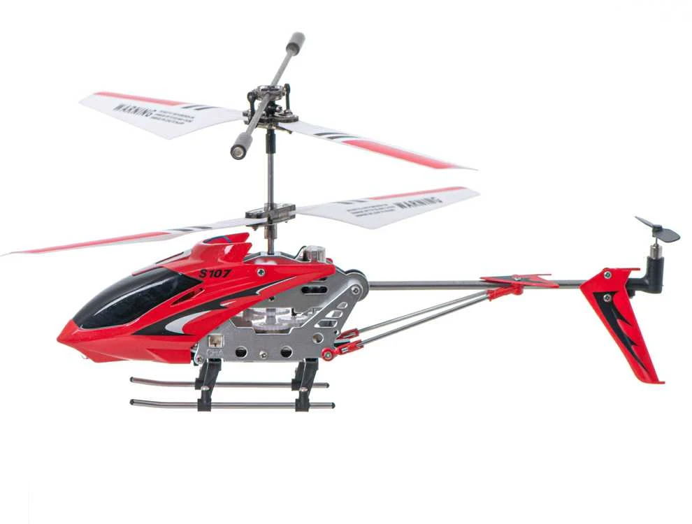 SYMA S107G RC sraigtasparnis raudonos spalvos