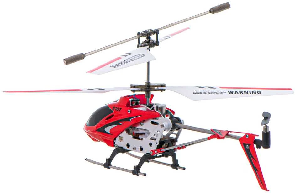 SYMA S107G RC sraigtasparnis raudonos spalvos