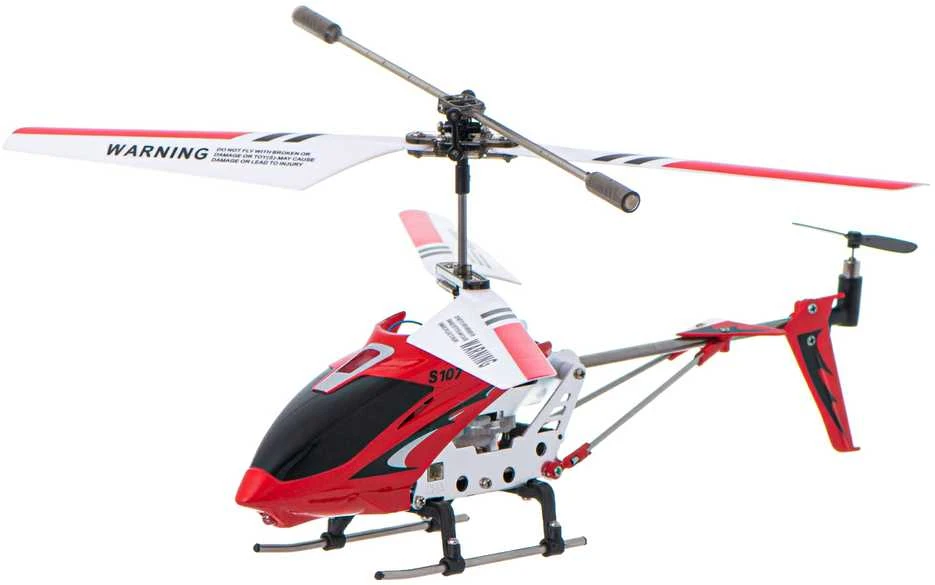 SYMA S107G RC sraigtasparnis raudonos spalvos