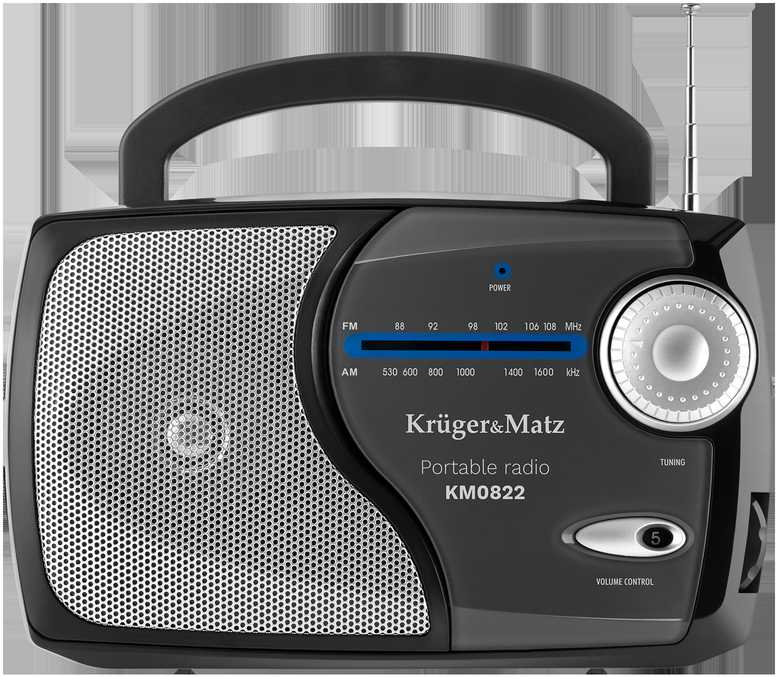 Kruger & Matz nešiojamas analoginis radijo modelis KM0822