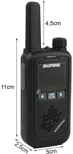 Racijų komplektas Baofeng BF-T17