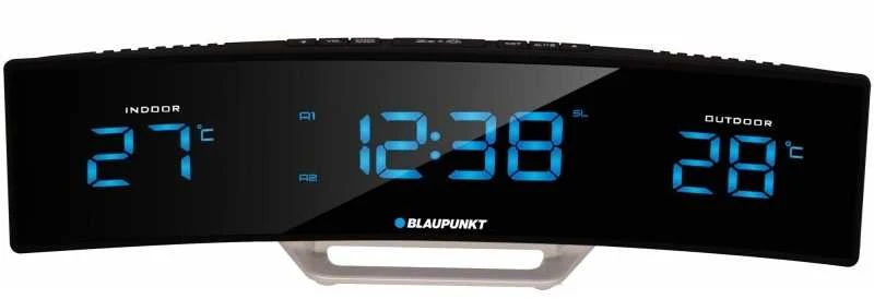 Laikrodis Radijas Blaupunkt CR12BK, FM PLL, temperatūros įėjimas/išėjimas | juodas