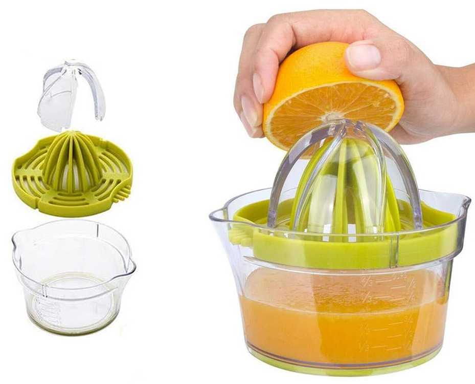 Rankinė citrusinių vaisių sulčiaspaudė, 400 ml, žalia