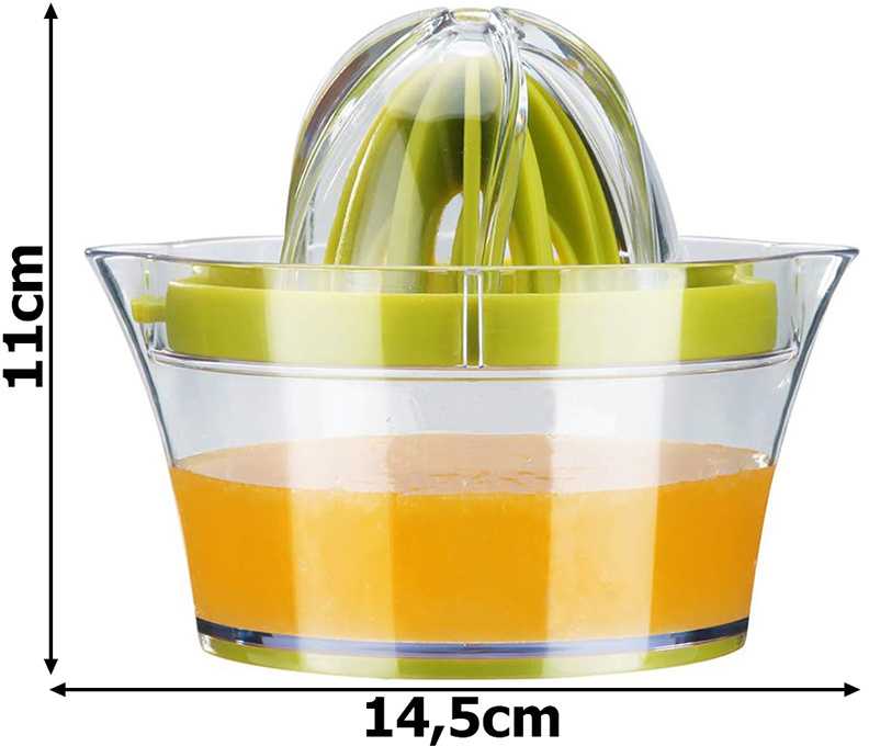 Rankinė citrusinių vaisių sulčiaspaudė, 400 ml, žalia