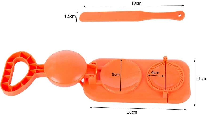 Rankinė koldūnų formavimo mašinėlė, 8 cm