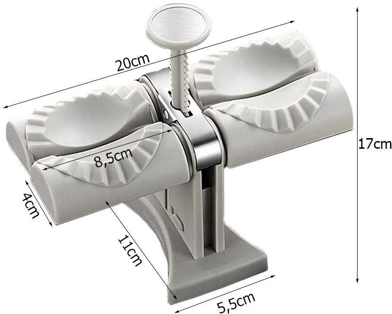Rankinė koldūnų gamybos forma, 8,5 cm