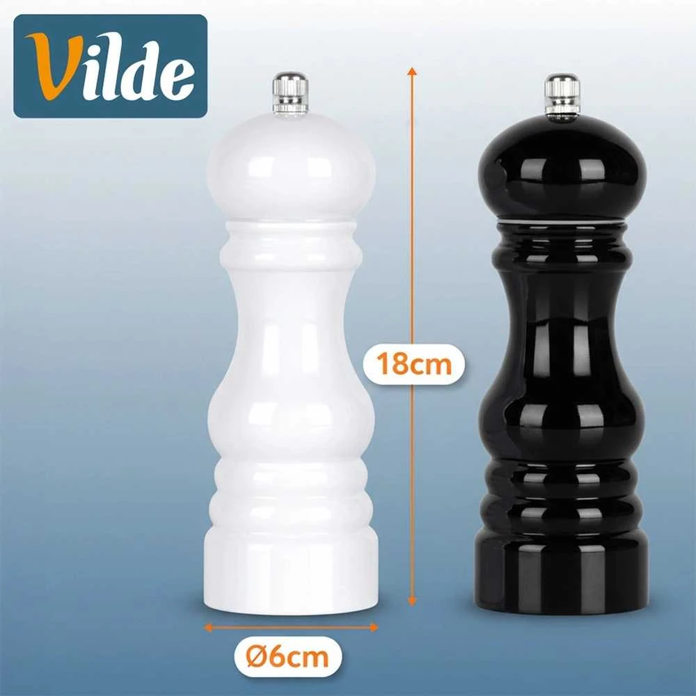 Vilde Rankiniai malūnėliai prieskoniams 18 cm 2 vnt.