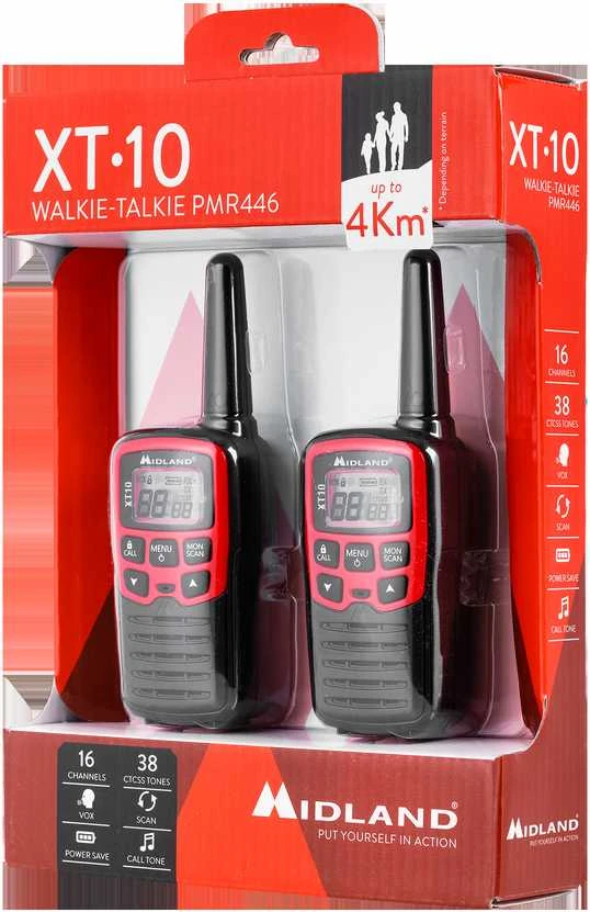 PMR MIDLAND XT10 rankiniai radijo imtuvai