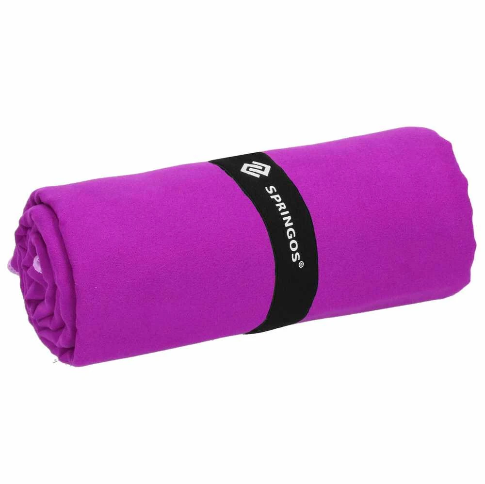 Rankšluostis Springos 75x150 cm mikropluošto violetinis