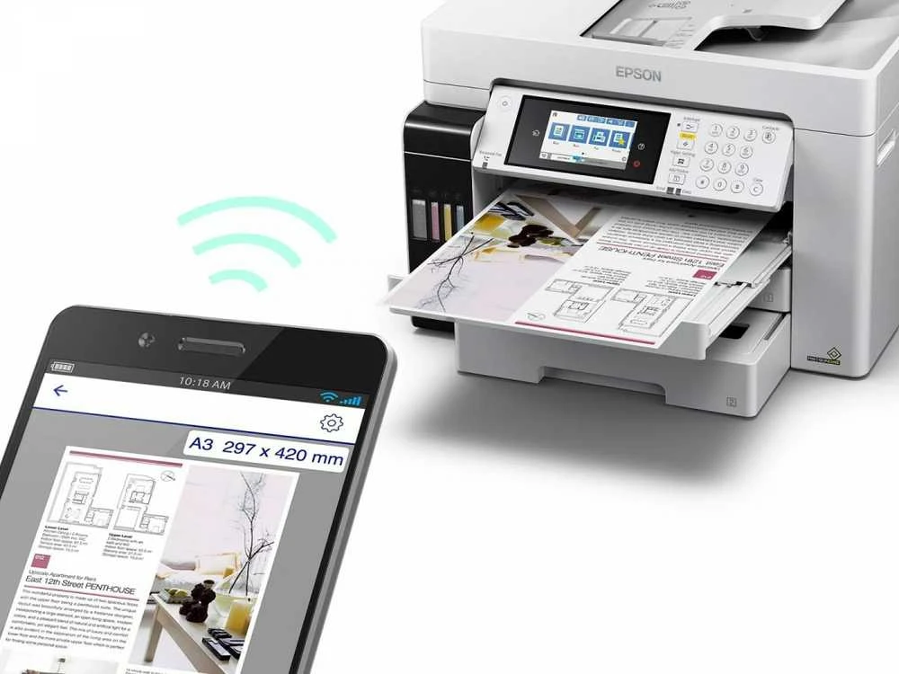 Spausdintuvas Epson | daugiafunkcis įrenginys | EcoTank L15180 | Inkjet | Spalvotas | 4-in-1 | Wi-Fi | Juodas and baltas