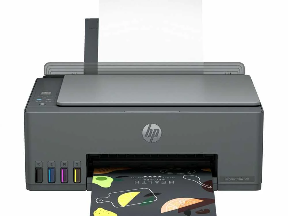 Daugiafunkcis Spausdintuvas - HP Smart Tank 581 Belaidis, Didelio Pajėgumo Rašalo Bakas