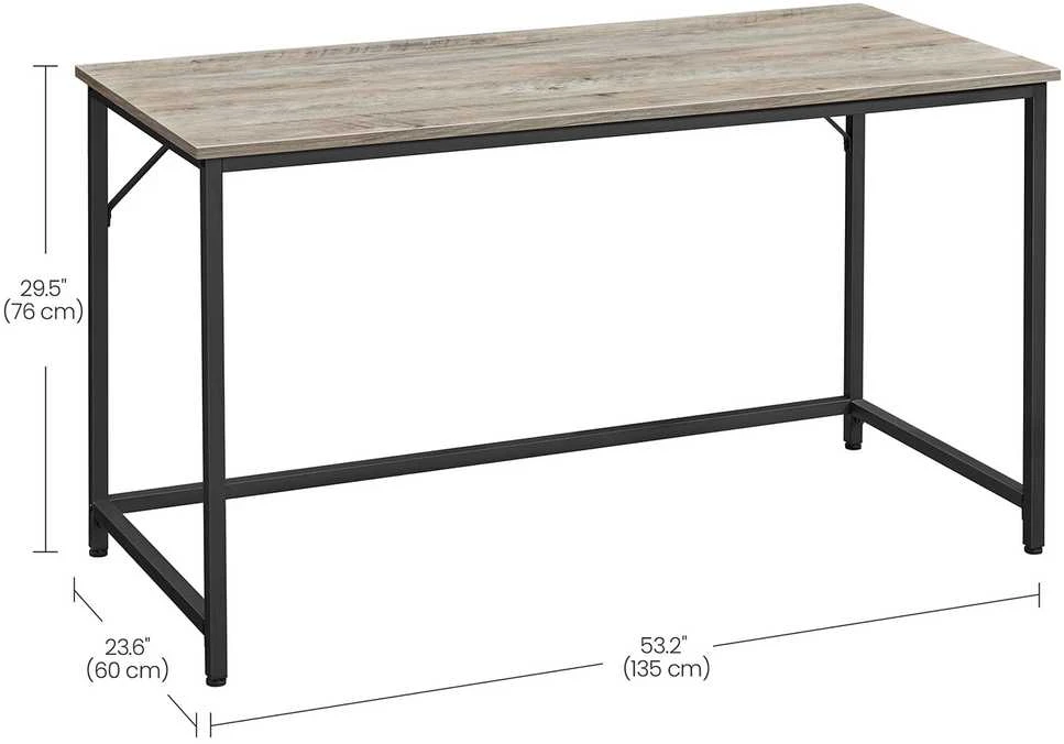 Songmics Rašomasis stalas 135 x 60 x 75 cm