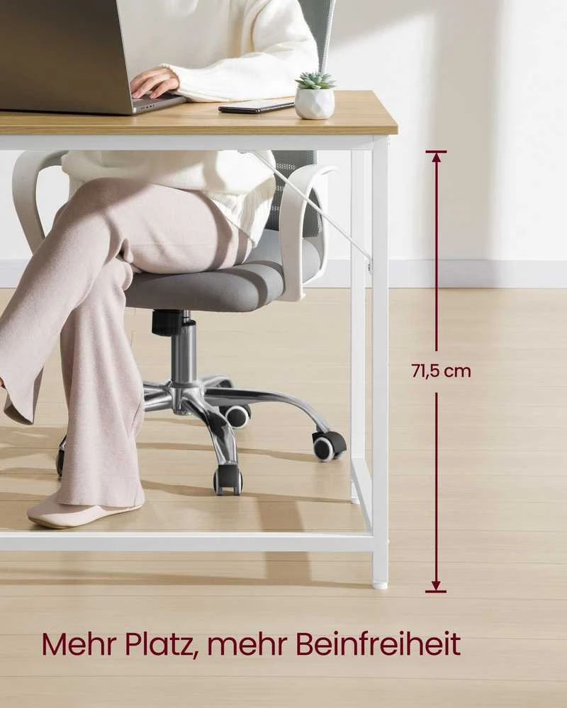 Songmics Rašomasis stalas 50 x 80 x 76 cm