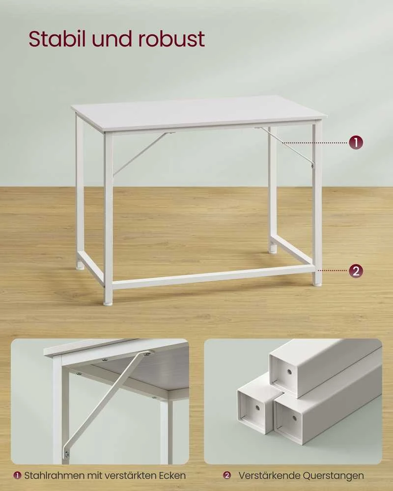 Songmics Rašomasis stalas 100x50x76 cm