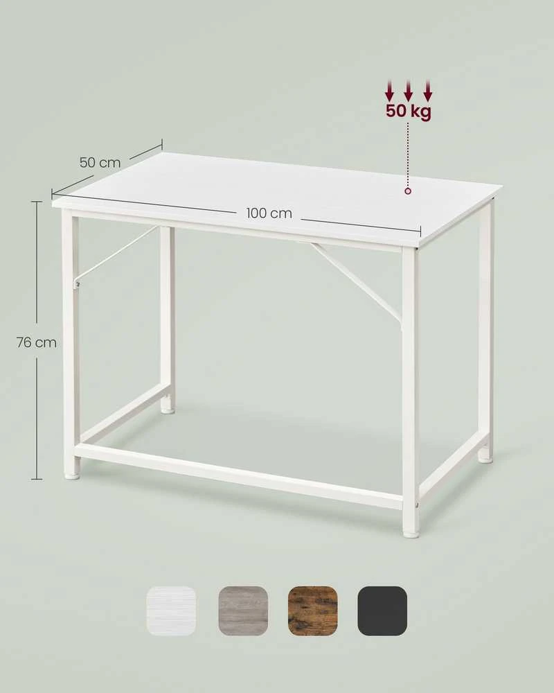 Songmics Rašomasis stalas 100x50x76 cm