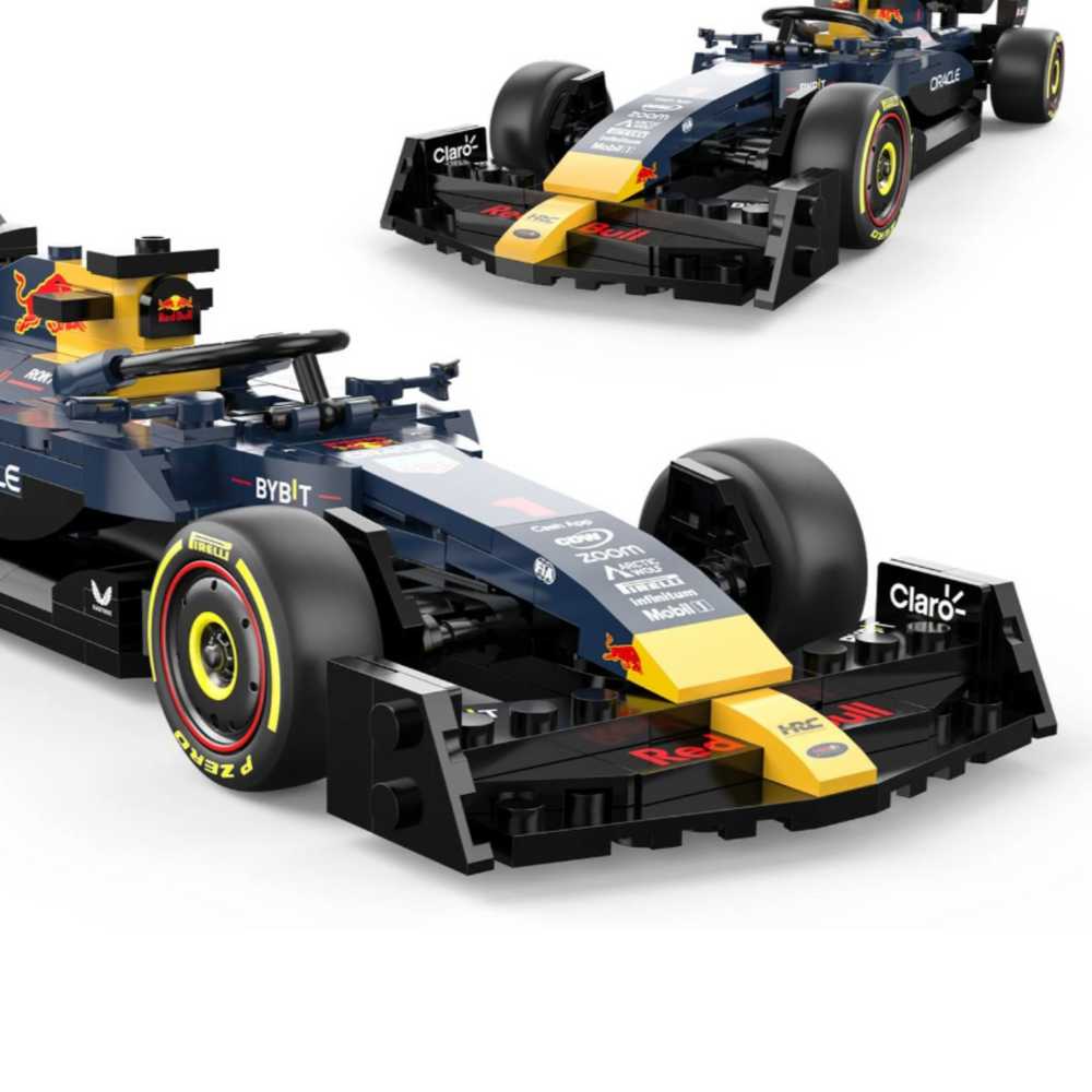 Raudona Bull F1 RB19 1:24 Rastar 92500 Konstravimo Rinkinys