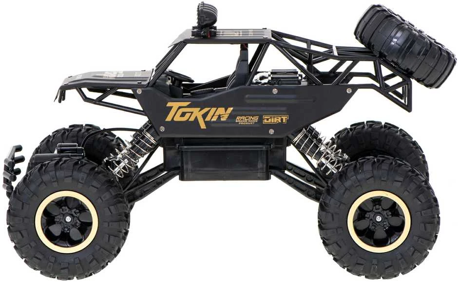 KIK RC automobilis Rock Crawler 1:12 4WD METAL juodas