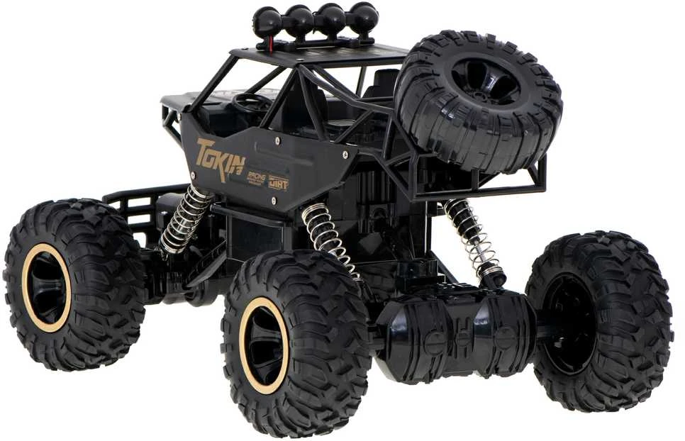 KIK RC automobilis Rock Crawler 1:12 4WD METAL juodas