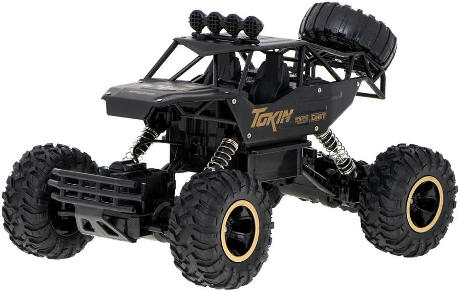 KIK RC automobilis Rock Crawler 1:12 4WD METAL juodas