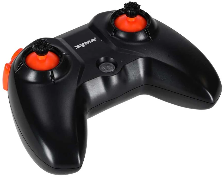 RC dronas su automatiniu pakilimu ir nusileidimu bei aukščio palaikymu, pilkas–juodas su geltonais elementais, 23 × 14,7 × 5 cm
